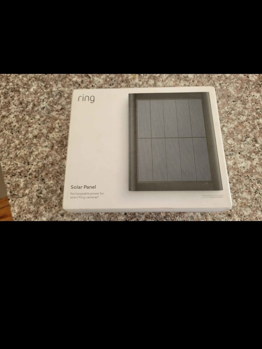 Ring Solar Panel - Black and Gray
